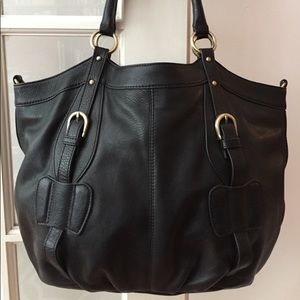 Lucky Brand black leather handbag